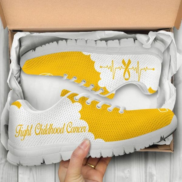 Fight Childhood Cancer Sneakers, Running Shoes, Shoes For Women, Shoes For Men, Custom Shoes, Low Top Shoes, Customized Sneaker, Mens, Womens, Kids Shoes